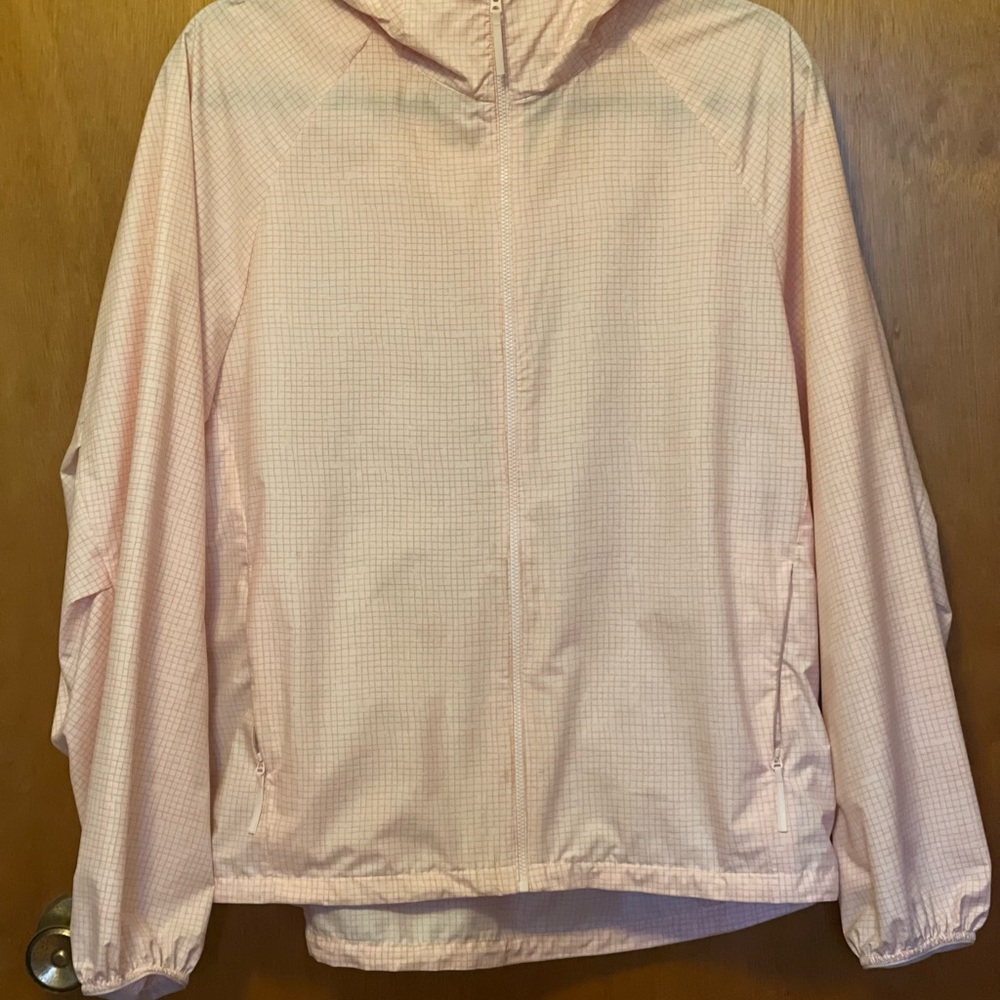 Uniqlo Light Pink UV protection pocketable parka